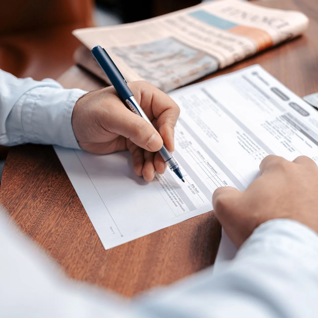Spreadsheet of subscription and retention figures printed on paper